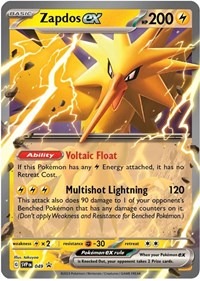 Zapdos ex - 049  -Promo